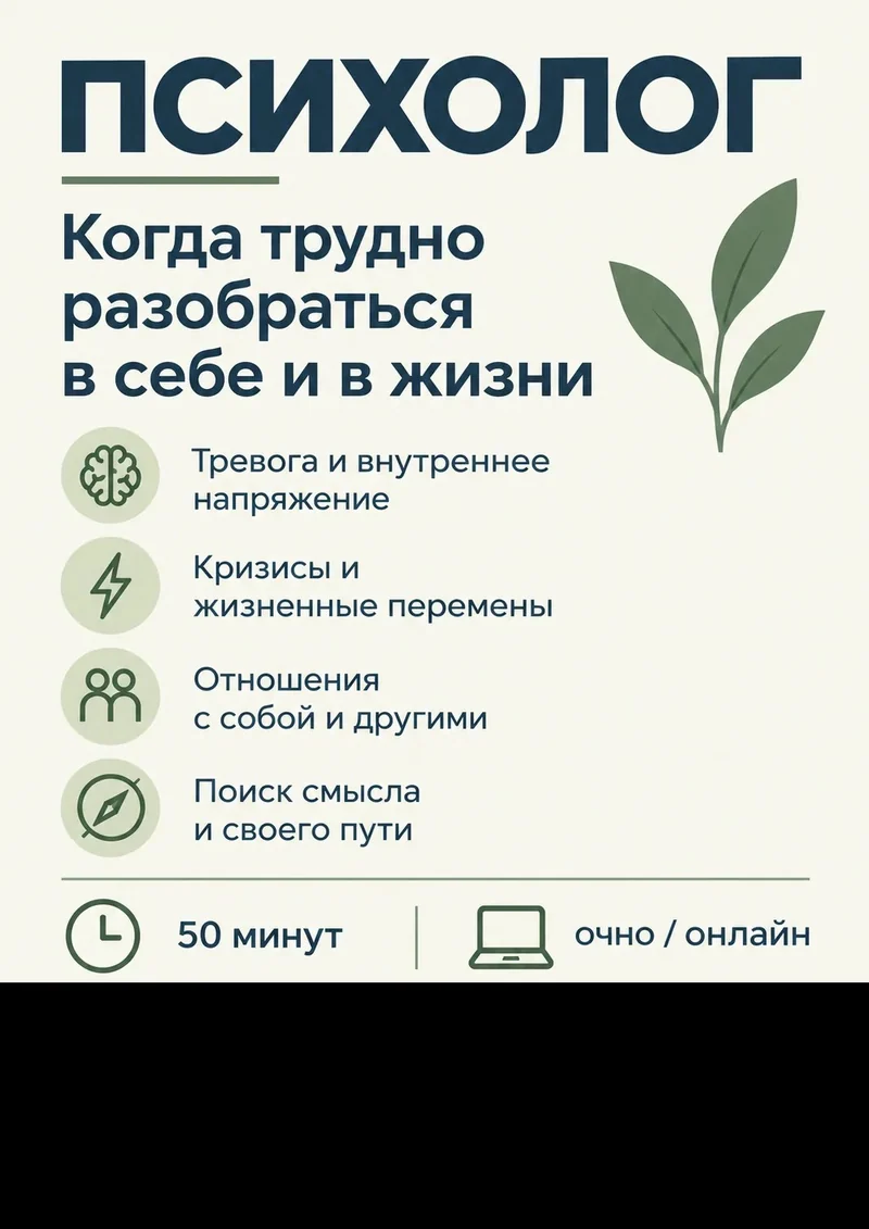 Услуги психолога
